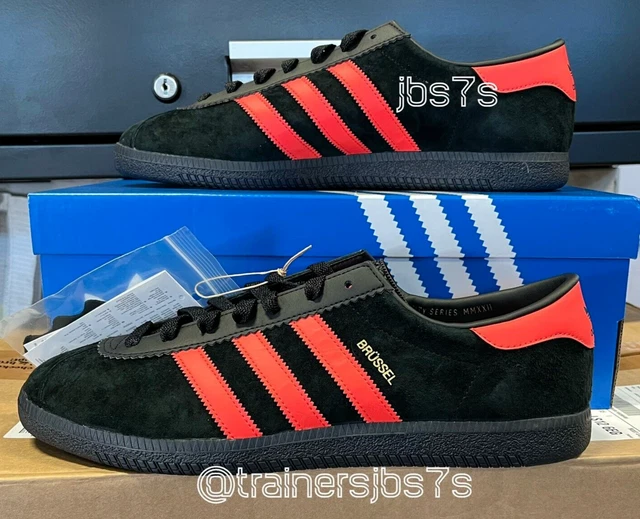 ADIDAS BRUSSELS UK11 BNIBWT GZ2044 2022 BLACK RED SPZL SPEZIAL