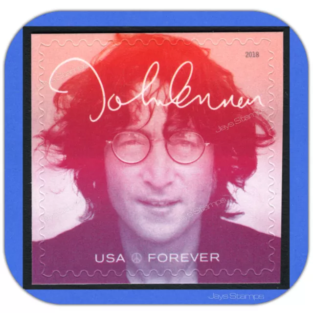 2018  JOHN LENNON  Music Icon Series  USPS Forever® Complete Set of 4  # 5312-15 3