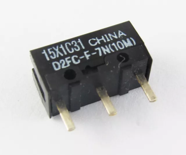 100pcs OMRON Microswitch Micro Switch D2FC-F-7N(10M) For Gamers Usage Mouse