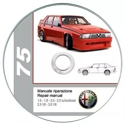 Alfa Romeo 75  manuale officina - repair manual