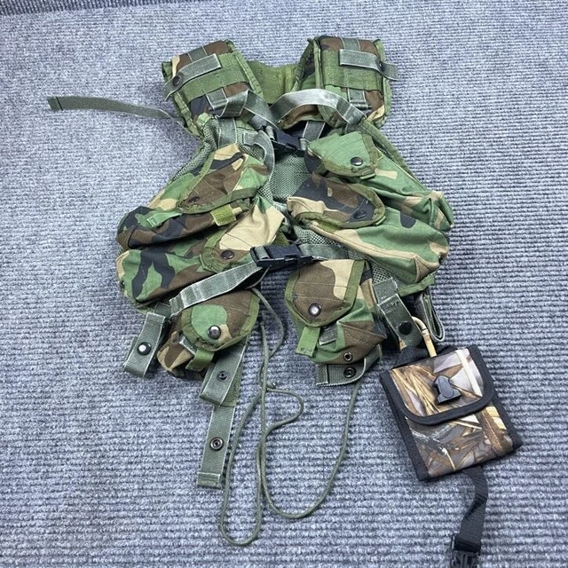 Tactical Vest Camouflage Adjustable Military Surplus Army Airsoft Vest
