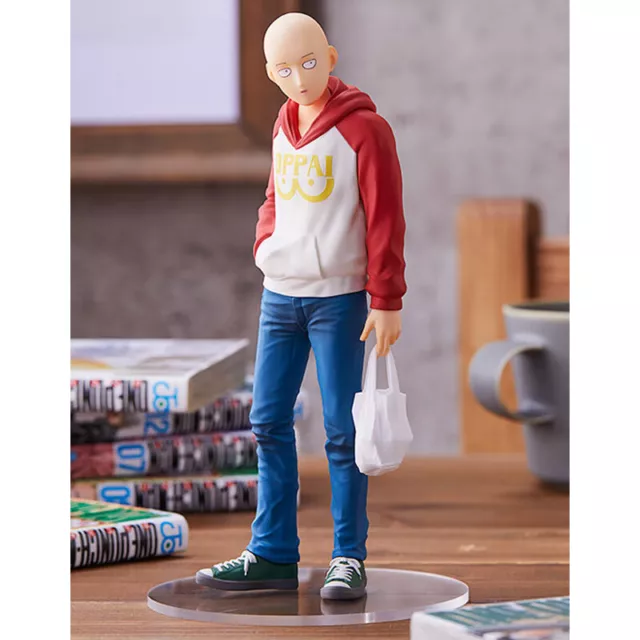 New One Punch Man Action Figure Saitama Plainclothes Anime Statue Gift No Box🔥