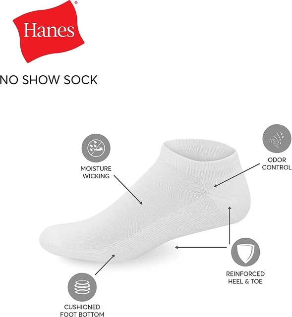 Men'S X-Temp Cushioned No Show Socks (Pack of 12 Pairs)