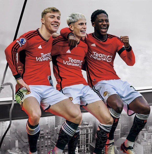 Manchester United Football Club Flag Seamless Looping Background Looped Cloth Waving Slow Motion 3d Rendering Free Video