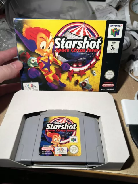 STARSHOT SPACE CIRCUS Fever Nintendo 64 N64 game Boxed 299.00