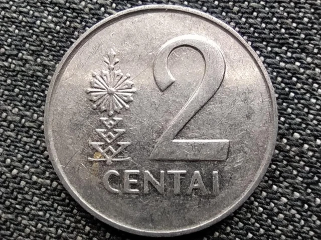 Lithuania 2 Centai Coin 1991
