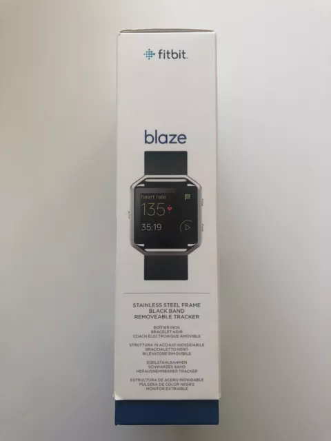 Kunststoff / Silikon Uhr Armband für Fitbit Blaze Watch Schwarz Zubehör 3