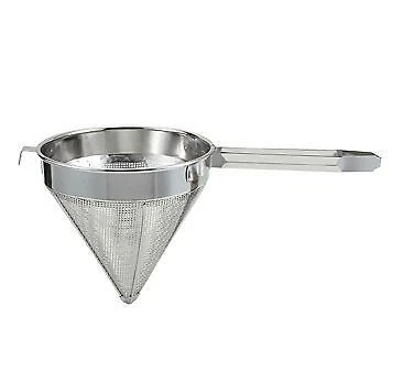 Winco CCS-8C, 8-Inch Coarse China Cap Strainer, Stainless Steel