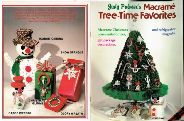 MACRAME CHRISTMAS ORNAMENTS Pattern Book Yule Tied Wall Decor Holiday  Projects $12.97 - PicClick