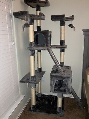 *A Little Used* Frisco 72-in Faux Fur Cat Tree& Condo