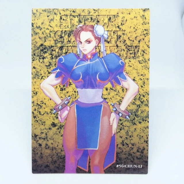 NO.56 CHUN-LI STREET Fighter 2 ALL CAPCOM WORLD Card Dass Masters 1997 ...