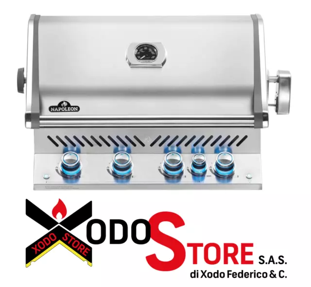 Barbecue Gaz Napoleon Prestige Pro™ 500 RB La Encastré - Mail X Réduction