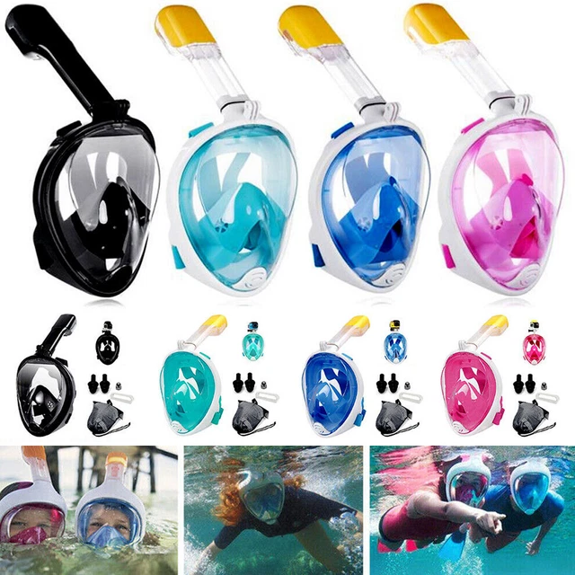 ADULT KIDS FULL Face Snorkel Mask Diving Goggles For GoPro Swim ...