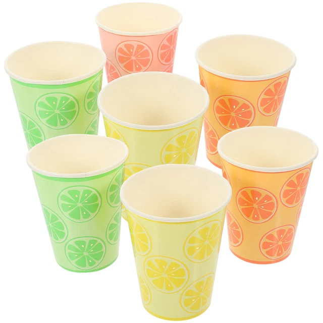 8 Pcs party Dekorative Pappbecher Geschirr Papier Espresso-Pappbecher
