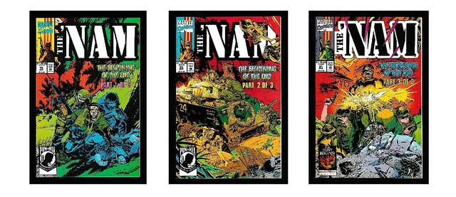 Nam 79 80 81 (Lot of 3) Low Print Run 1st Print Marvel Comics 1993
