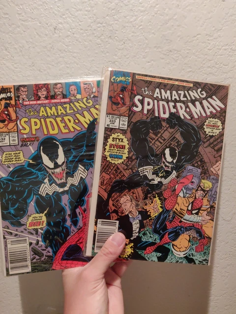 The Amazing Spider-Man #332 + #333 (1990) Marvel Comics Comic Book
