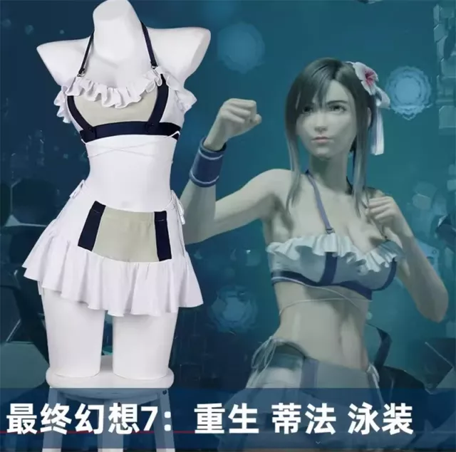 Final Fantasy VII Rebirth Tifa Lockhart Halloween Costume Suit Cosplay Swimwear