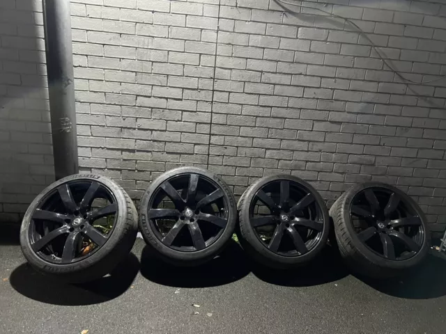 Nissan GTR R35 CBA alloy wheels and tyres Set Of 4