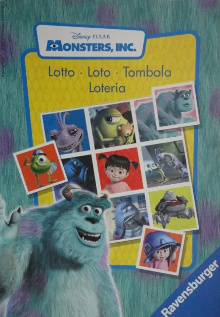 Lotto Disney Pixar Monster komplett  Ravensburger Memory-Legespiel 2002