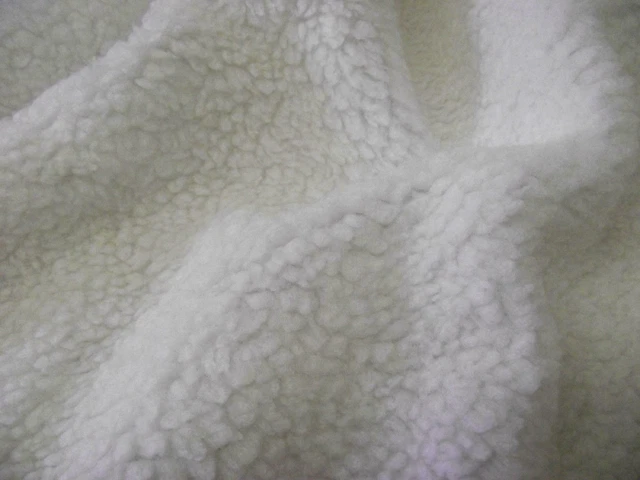 Tissu Fausse Fourrure Polaire Sherpa - 25x45cm - Multicolore - Pour Artisanat Et Jouets