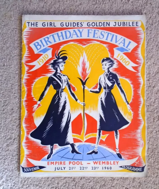 Girl Guides Golden Jubilee 1960 Wembley festival souvenir programme. Girlguiding