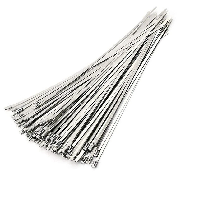 Rostfreier Kabel Binder, 100 StüCk 7,9 Schwer Lastung Selbstsich I7V7