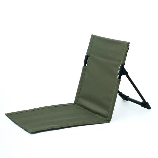 Chaise De Camping Pliante Avec Coussin Dossier – Idéale Pour Jardin, Plage, Parc Ou Pique-nique