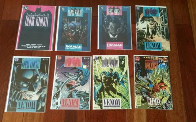 Batman: Legends Of The Dark Knight Comic lot of 8 Robert Fleming 1989 DC Comics