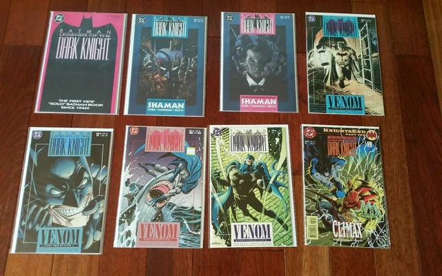 Batman: Legends Of The Dark Knight Comic lot of 8 Robert Fleming 1989 DC Comics
