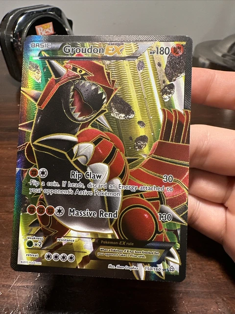 Pokemon GROUDON EX 150/160 | FULL ART | XY Primal Clash | 2015