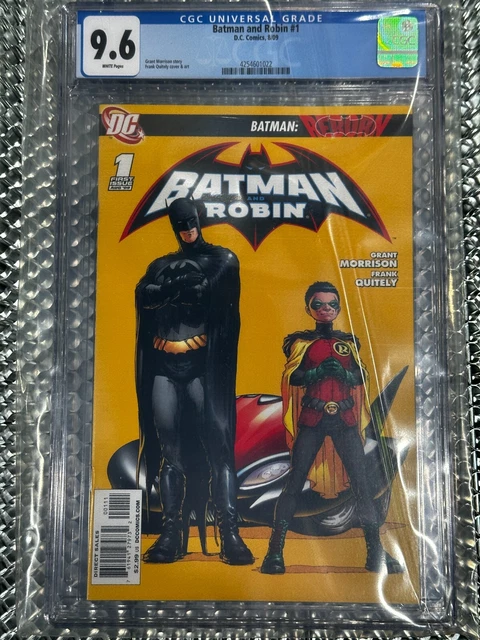 🦇Batman and Robin #1 Comic🦇CGC 9.6 NM🦇Damian Wayne as Robin🦇FREE SHIPPING🦇