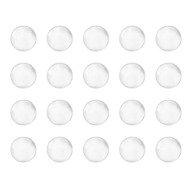 9mm Solid Round Clear Glass Ball Boiling Stones Soda Lime Glass Beads 100pcs