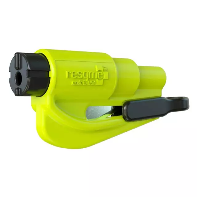 Resqme GBO-RQM-YELLOWFLUO Accessorio di Sicurezza 2 in 1 per Portachiavi,