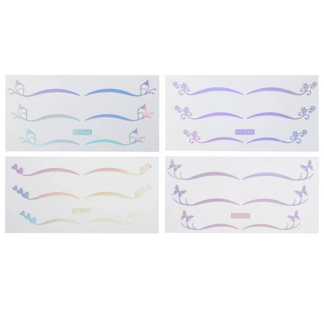 Set Di 80 Adesivi Olografici A Farfalla, Per Bambini, Con