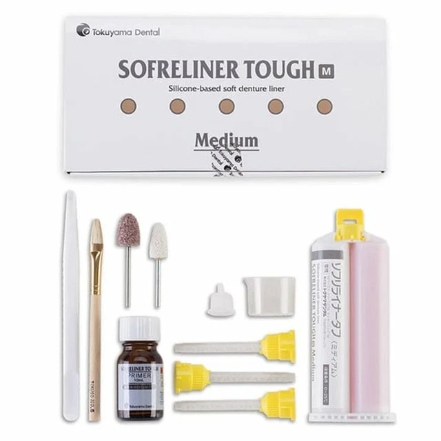 Tokuyama Dental Sofreliner Tough Chairside Medium Denture Reline Material
