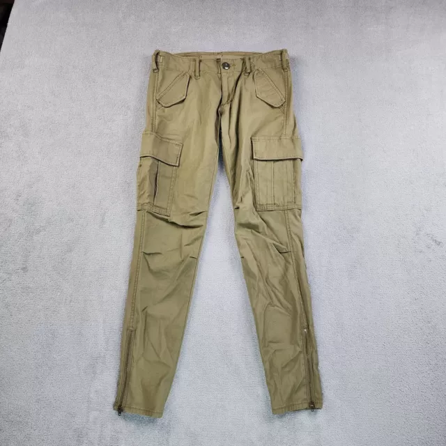 Ralph Lauren Denim & Supply Military Cargo Pant Womens 25 (27X27.5) Green Skinny 2