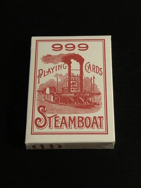 Steamboat 999 Deck Red Back Dan Dave Buck Playing Cards Reprint Edition Steamboat 999 Deck Red Back Dan Dave Buck Playing Cards Reprint Edition