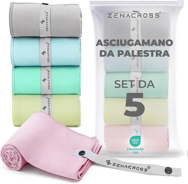 Asciugamano Fitness in Microfibra 80x40cm Palestra Sport Colori Assortiti con Sacco – acquista su Giordano Shop