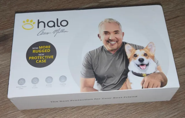 Halo 2+ Cesar Millan Wireless Dog Fence With Gps Collar Size Small New Open Box