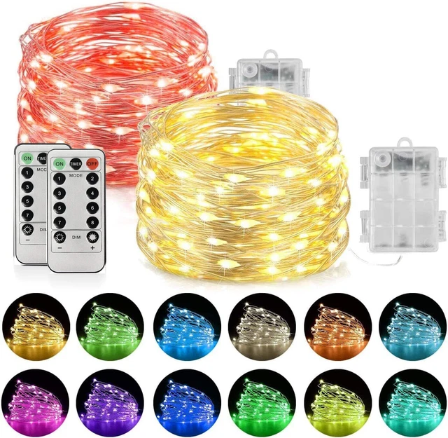 200/300 LED USB Fairy String Light Copper Wire W/ Remote Waterproof Garden Decor