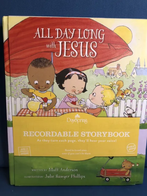 JESUS All Day Long RECORDABLE Storybook Dayspring Hallmark Love from Grandma NEW
