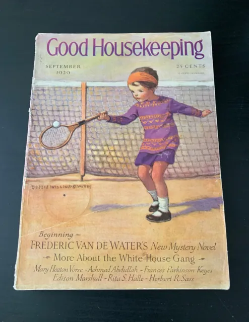 Good Housekeeping Magazine September 1929 Fashion, Advertising