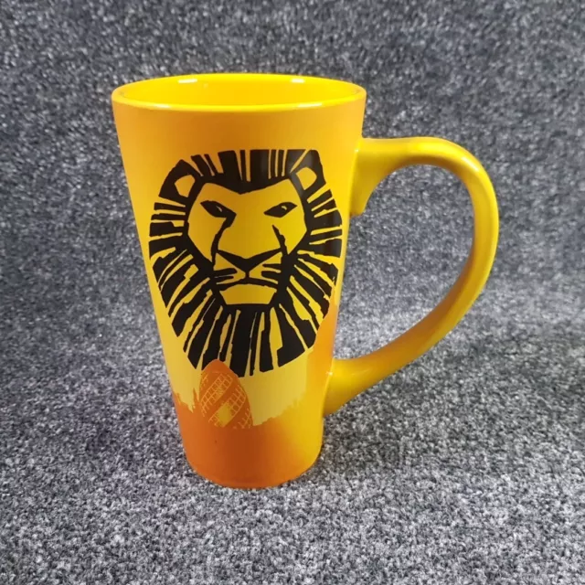 Disney The Lion King London Musical Large Latte Mug Coffee Cup 6" - Rare!