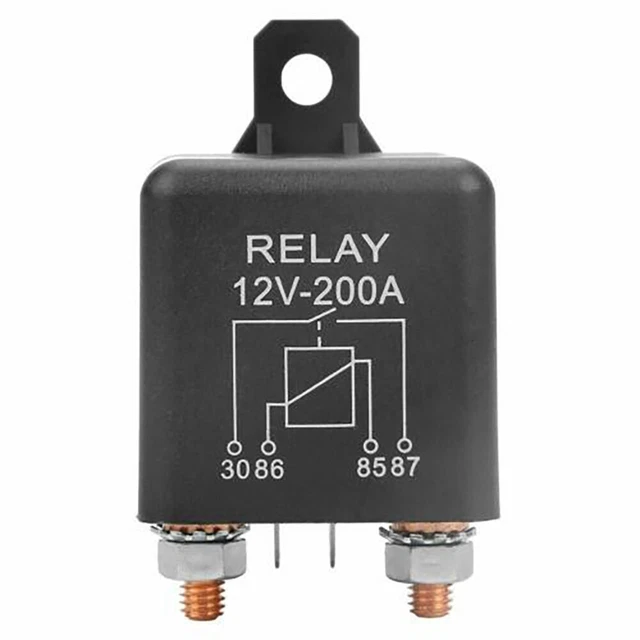Automotive Control Unit Dual Battery Isolator Relay with 80A Maximum Current