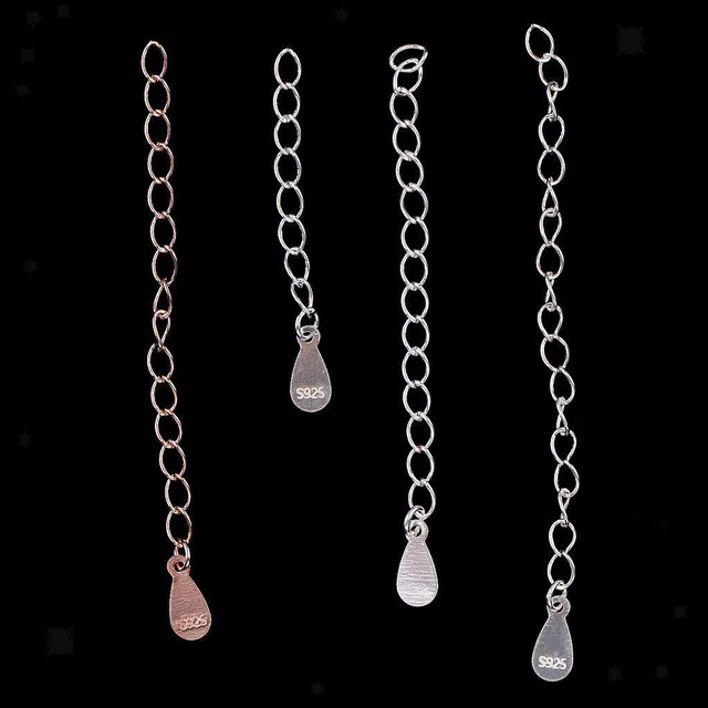Prolunga Catena di Sicurezza in  2 Pezzi per Collana Bracciale Cavigliera