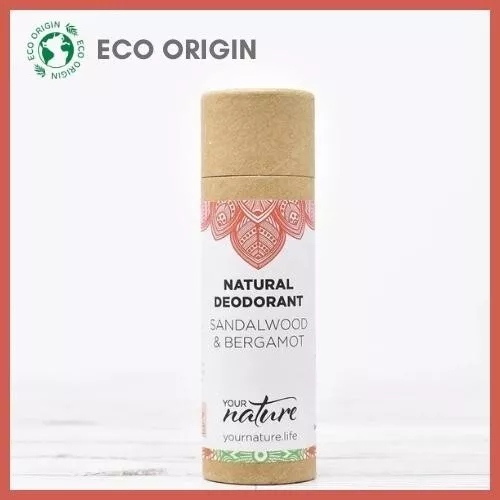 Sandalwood & Bergamot Natural Deodorant Stick For Men And Women