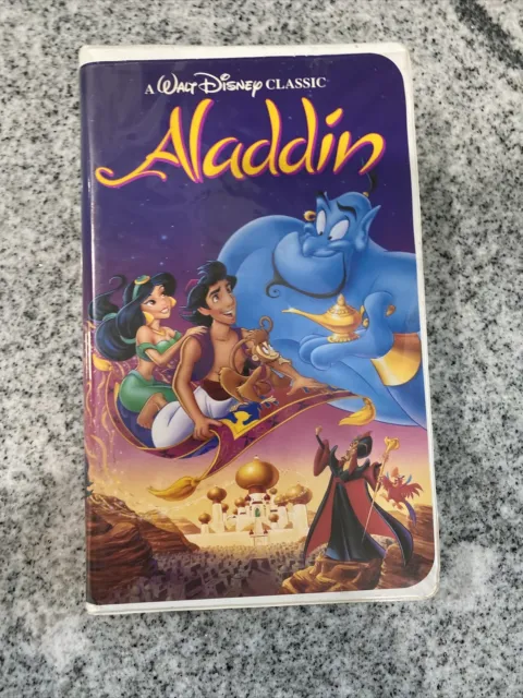 RARE Aladdin (VHS 1993) -Walt Disney's Black Diamond Classic
