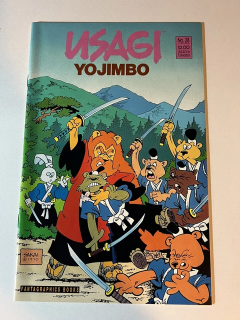USAGI YOJIMBO #28 (1989) Fantagraphics Stan Sakai Comic TMNT VF/NM