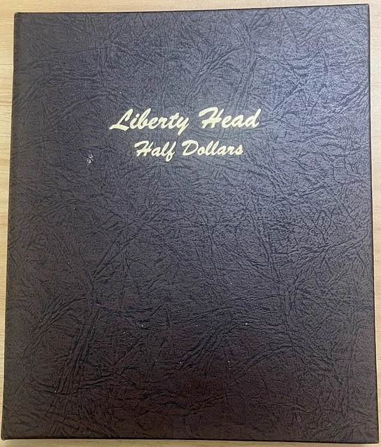 Dansco Album #7150 Liberty Head Barber Half Dollars 1892-1915