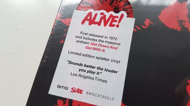 Slade - Slade Alive! Lp Splatter Vinyl 2022 Reissue *New/Sealed* 2